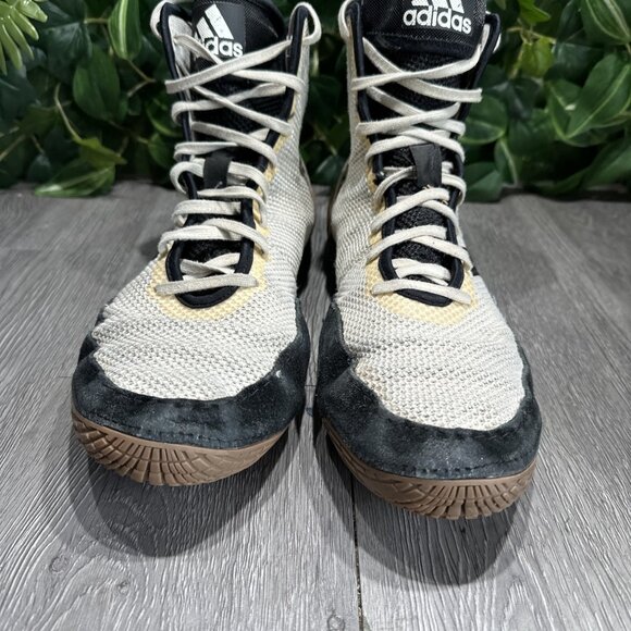 Adidas Tech Fall 2.0 Mens Size 12 White Ivory Black Athletic Wrestling Shoes main image 6